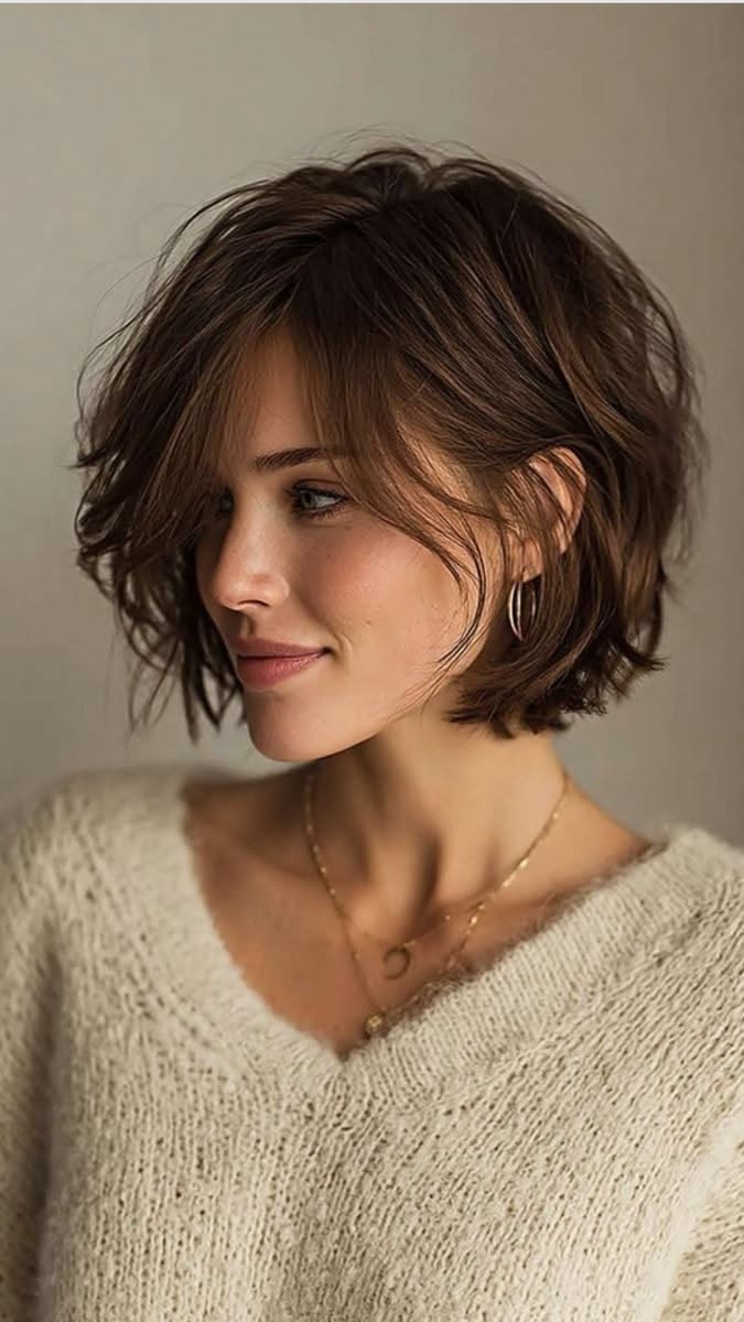 Avez-vous déjà gardé cette coupe pour trouver le courage ? #bobcutlove #hairtransformation #modernhairmood